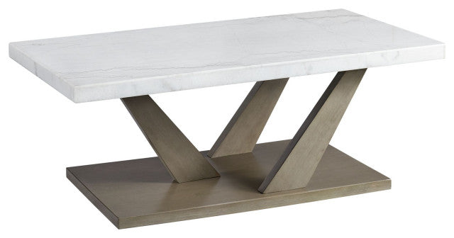 Greta Beige Rectangular Coffee Table