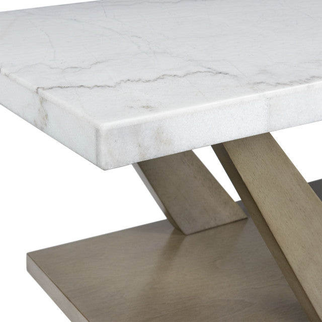 Greta Beige Rectangular Coffee Table