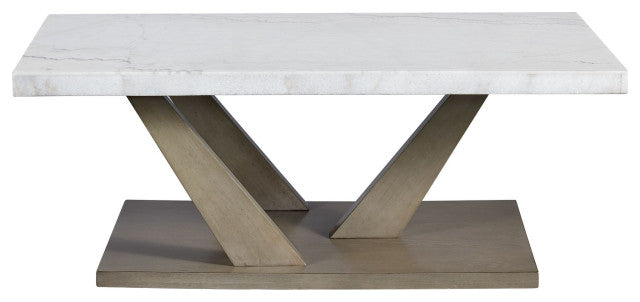 Greta Beige Rectangular Coffee Table