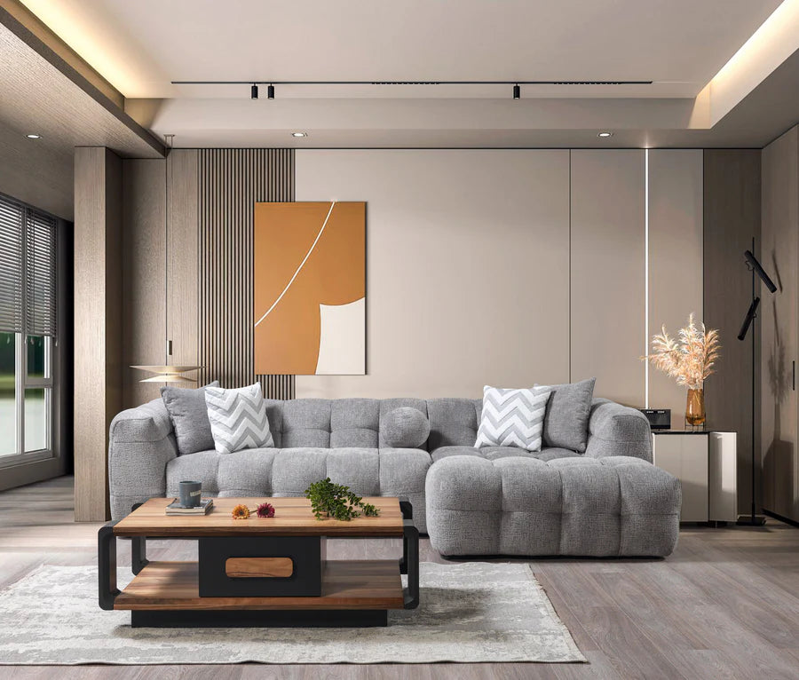 Ivy Boucle 110" Sectional