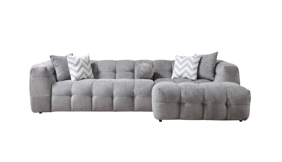 Ivy 110 in. Bouclé Sectional, RAF or LAF