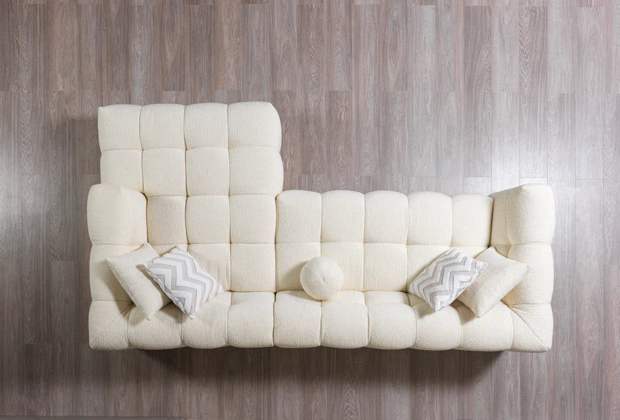 Ivy 110 in. Bouclé Sectional, RAF or LAF