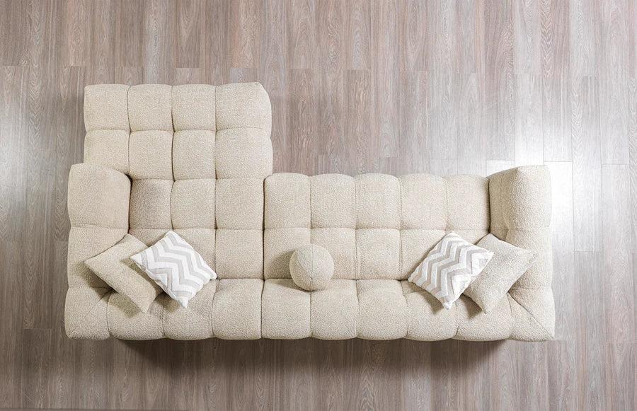 Ivy 110 in. Bouclé Sectional, RAF or LAF
