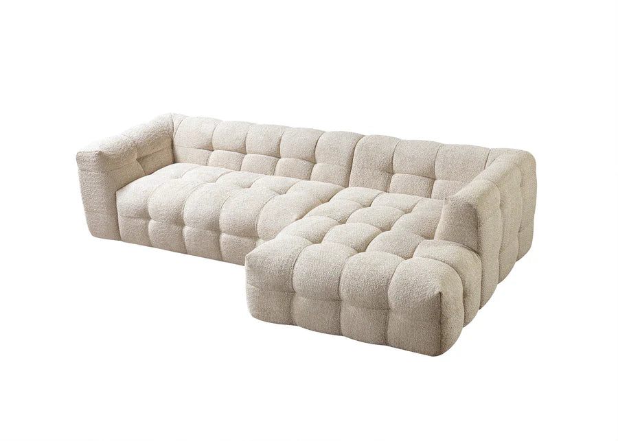 Ivy 110 in. Bouclé Sectional, RAF or LAF