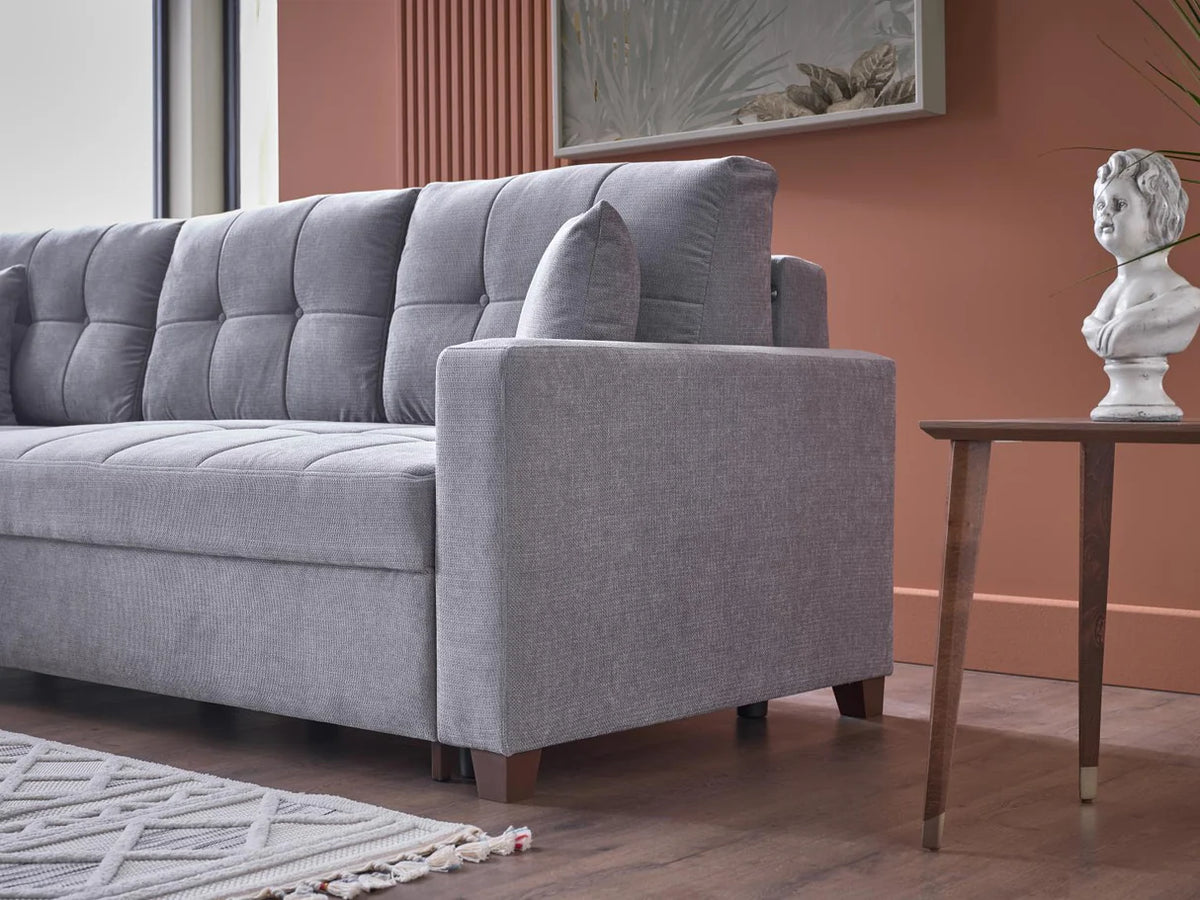 Seccional de almacenamiento con cama Ivy Koopsi