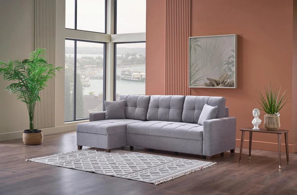 Seccional de almacenamiento con cama Ivy Koopsi