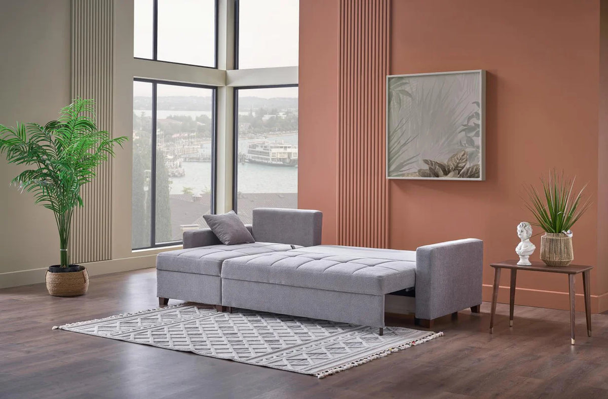 Seccional de almacenamiento con cama Ivy Koopsi