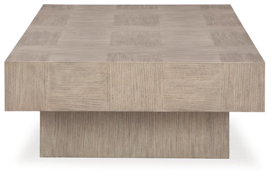 Mesa de centro Jorlaina marrón grisáceo claro