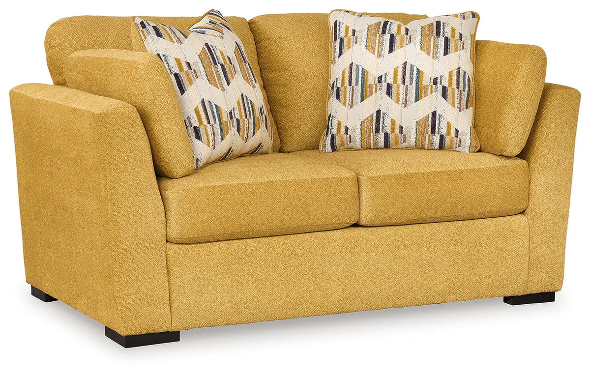 Keerwick Teal or Sunflower Loveseat