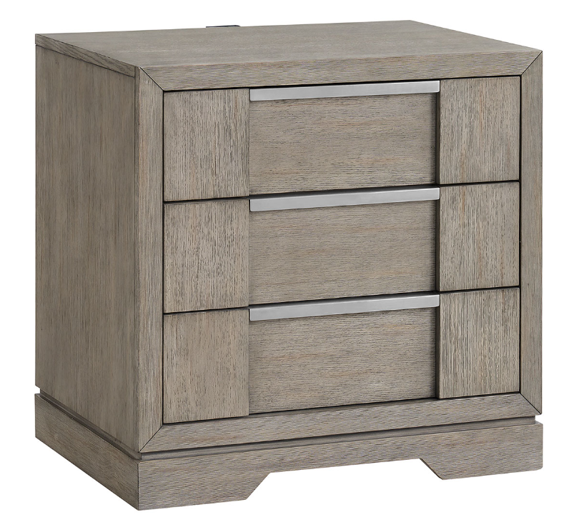 Kelis King Bed with 2 Nightstands