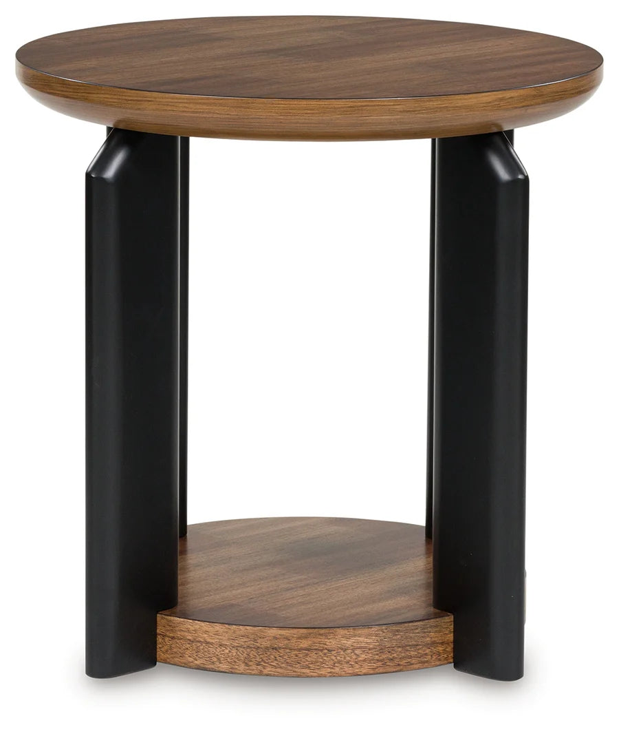 Kraeburn Brown and Black End Table