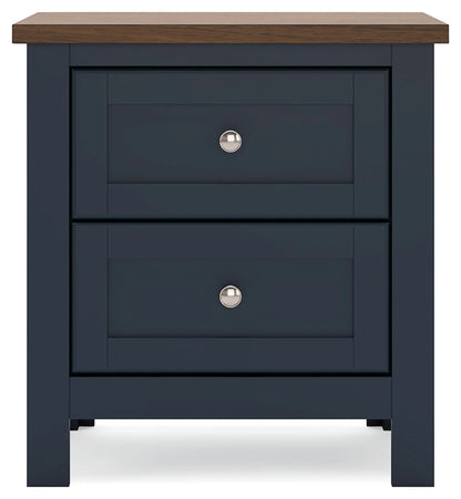 Landocken Brown/Blue Youth Panel Bedroom Set