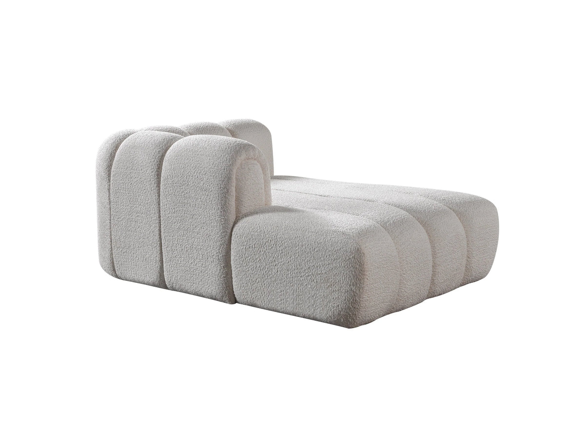 Lis 147-Inch Bouclé Double Chaise Sectional