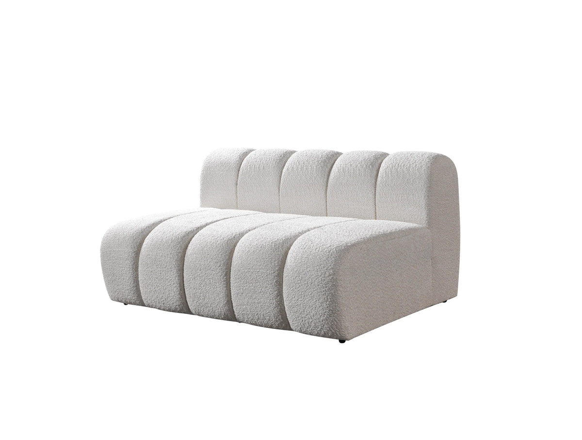 Lis 147-Inch Bouclé Double Chaise Sectional