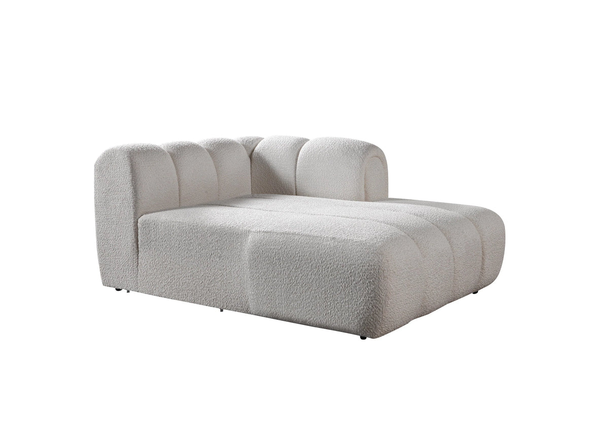 Lis 147-Inch Bouclé Double Chaise Sectional