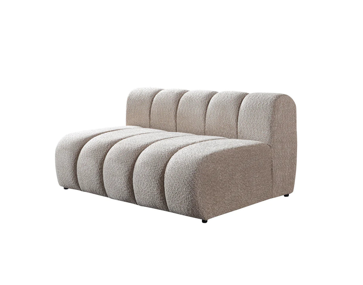 Lis 147-Inch Bouclé Double Chaise Sectional