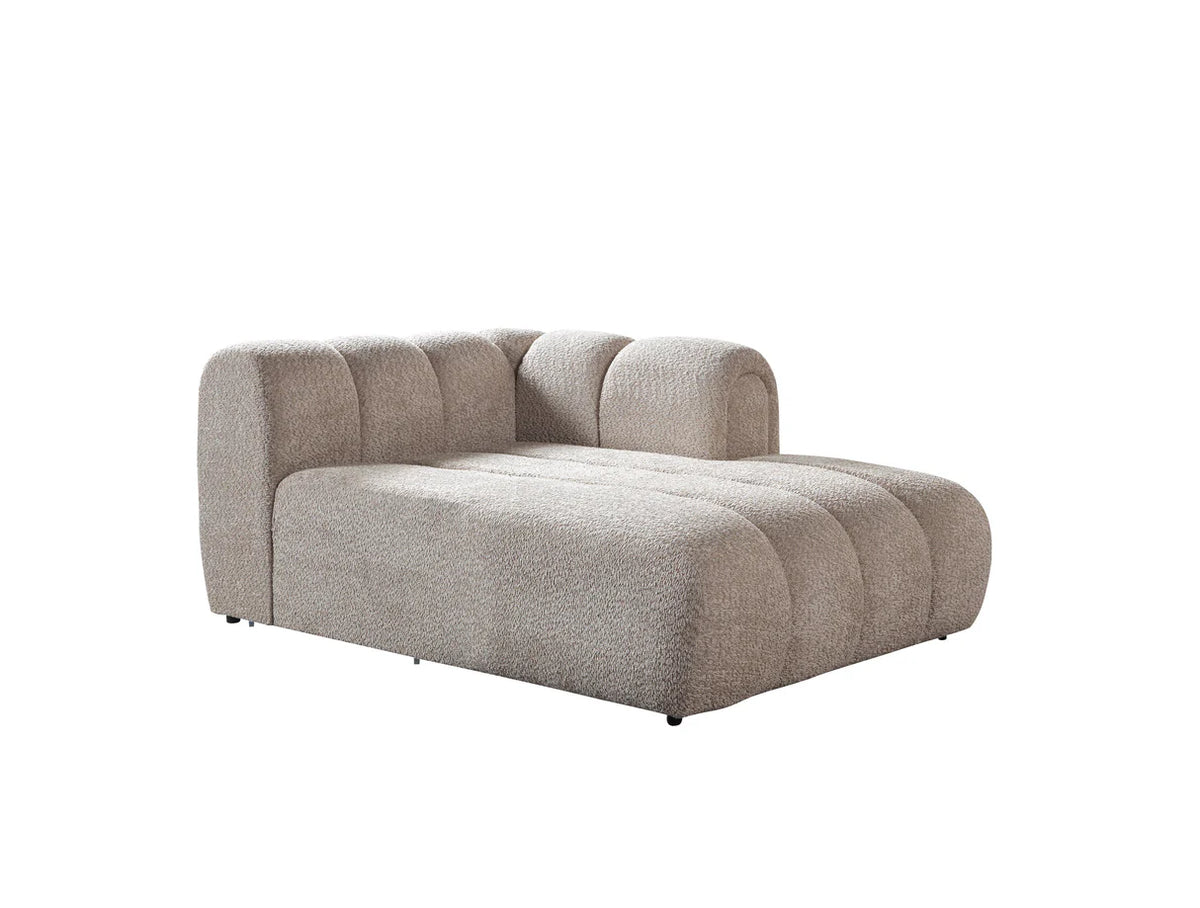 Lis 147-Inch Bouclé Double Chaise Sectional