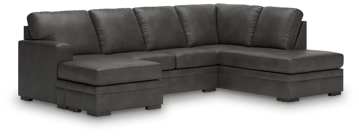 Lofton-Pike Shadow 2-Piece Double Chaise Sectional