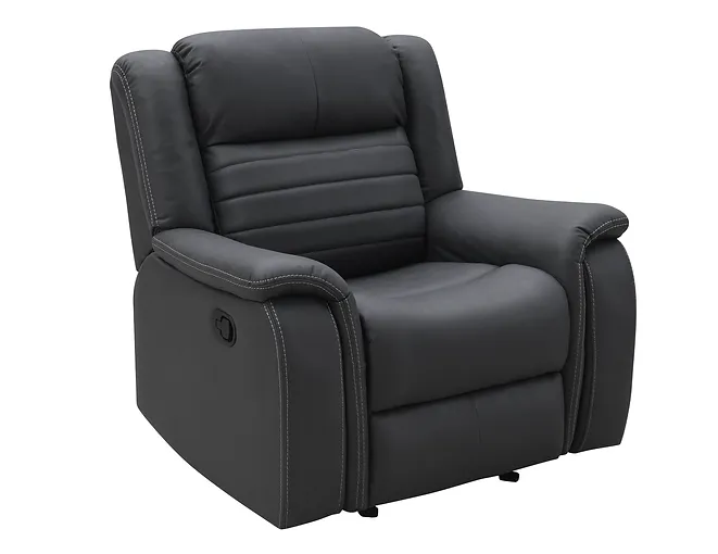 Max Gray 3-Piece Reclining Living Room Set