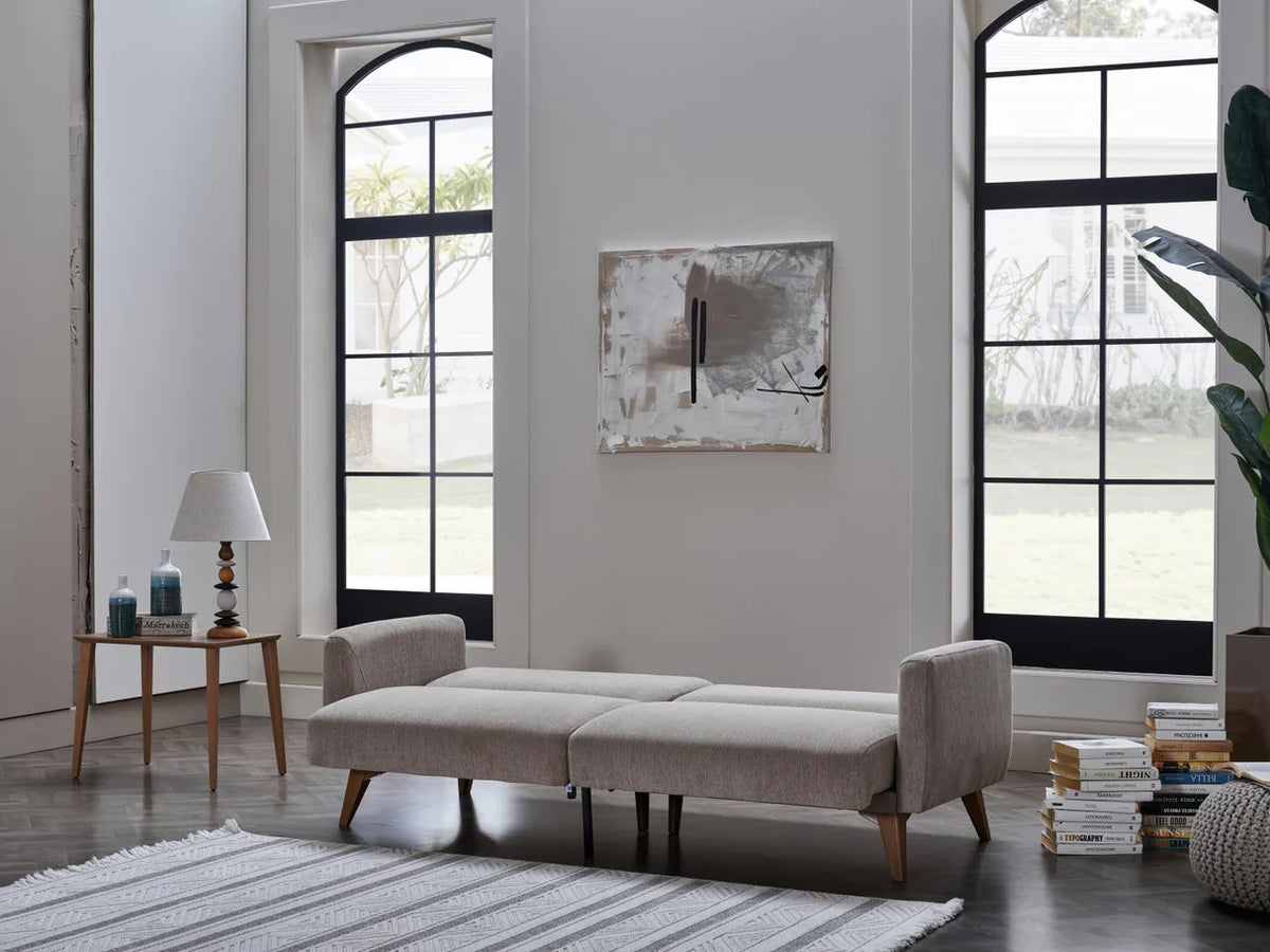 Koopsi Basic Gray Memory Foam Sofa In A Box