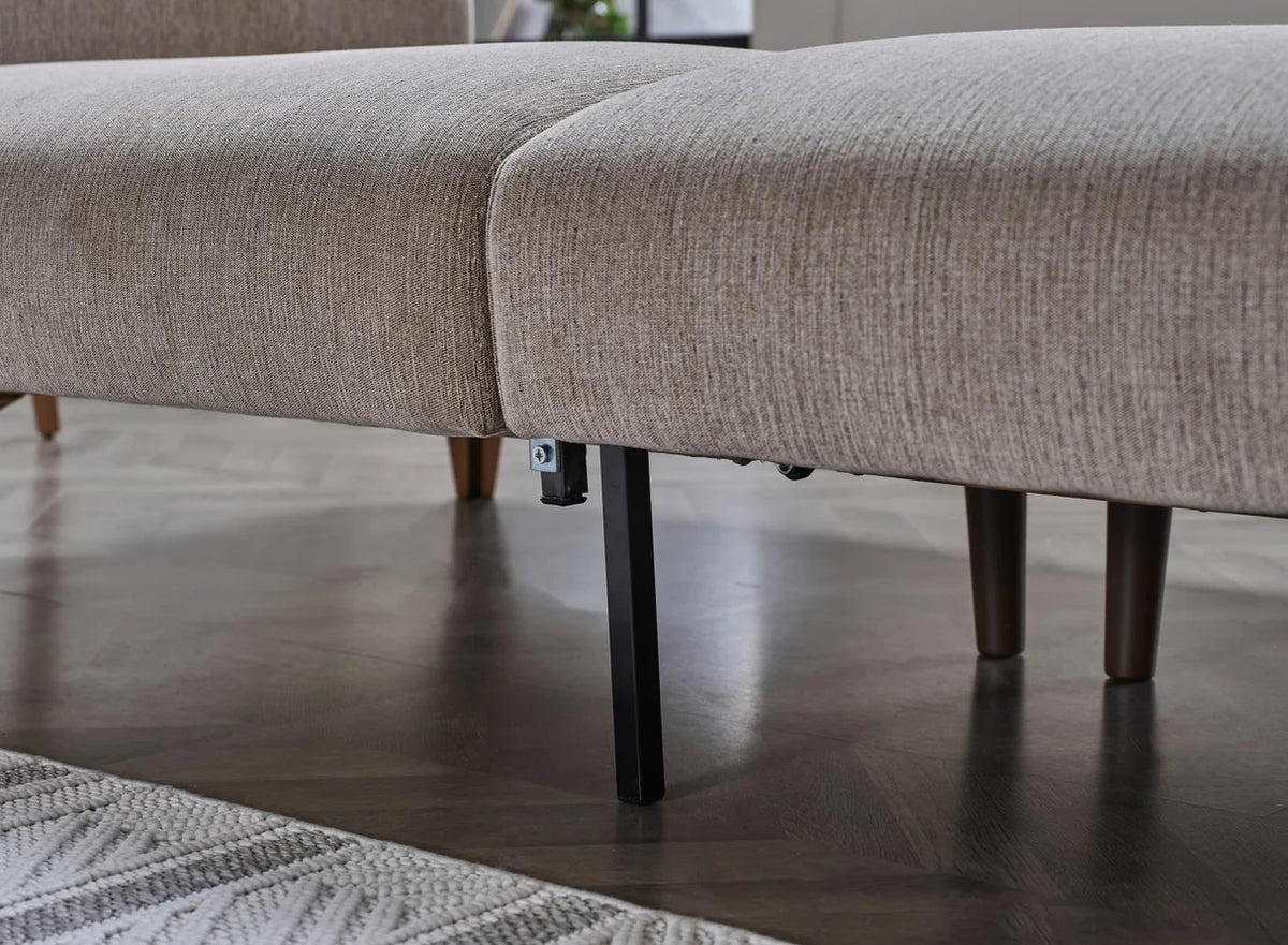 Koopsi Basic Gray Memory Foam Sofa In A Box