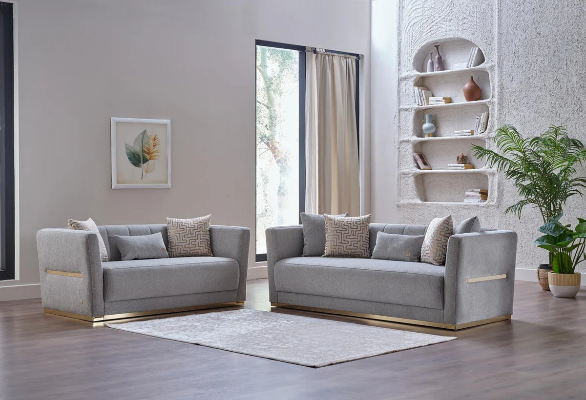Monroe Merit Gray Sleeper Sofa