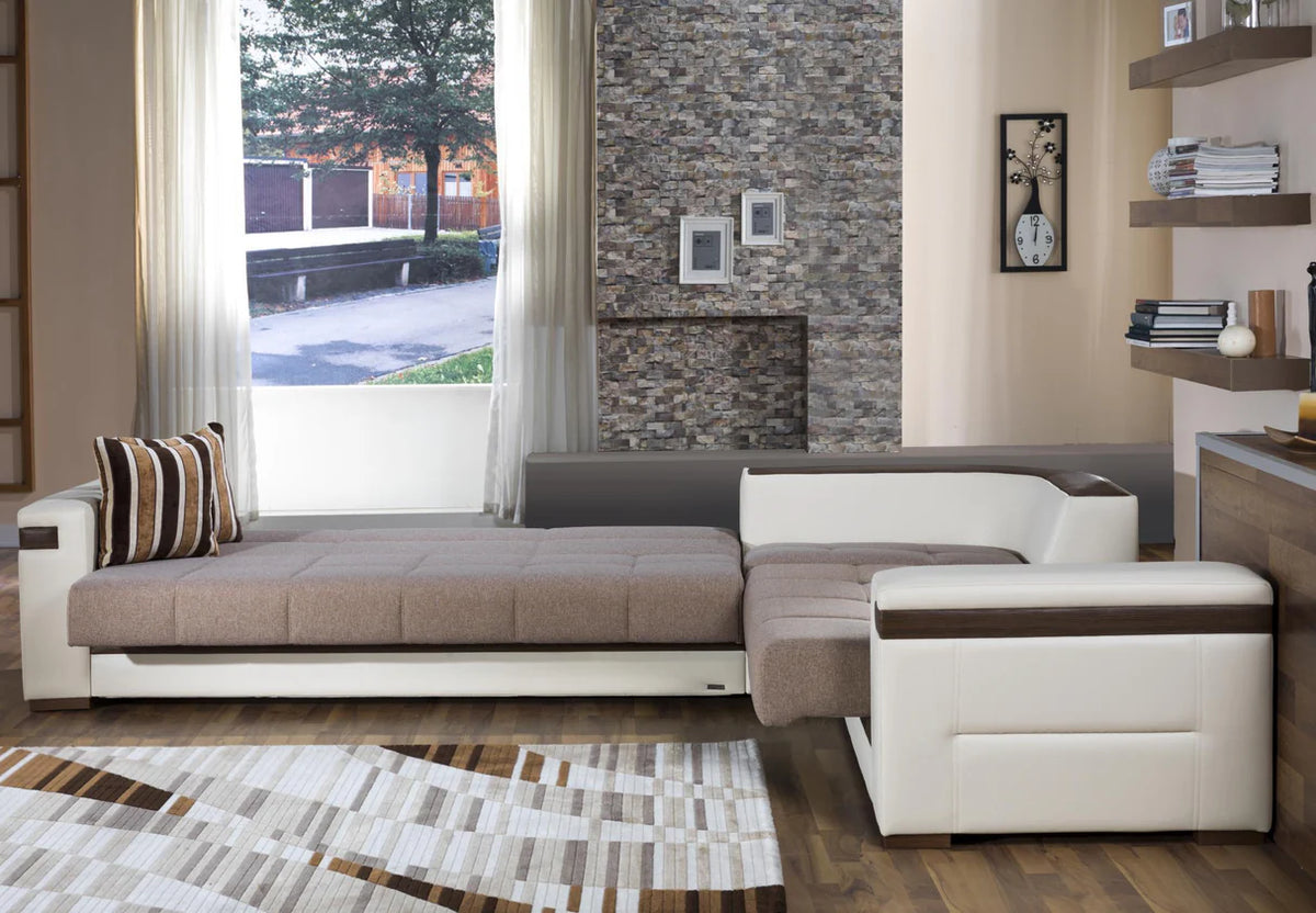 Moon Storage Sleeper Sectional