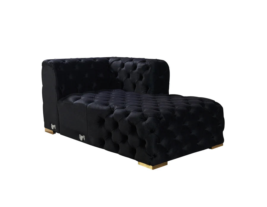 Sofá seccional doble chaise Neva Velvet