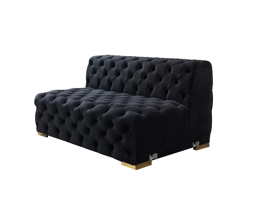 Sofá seccional doble chaise Neva Velvet