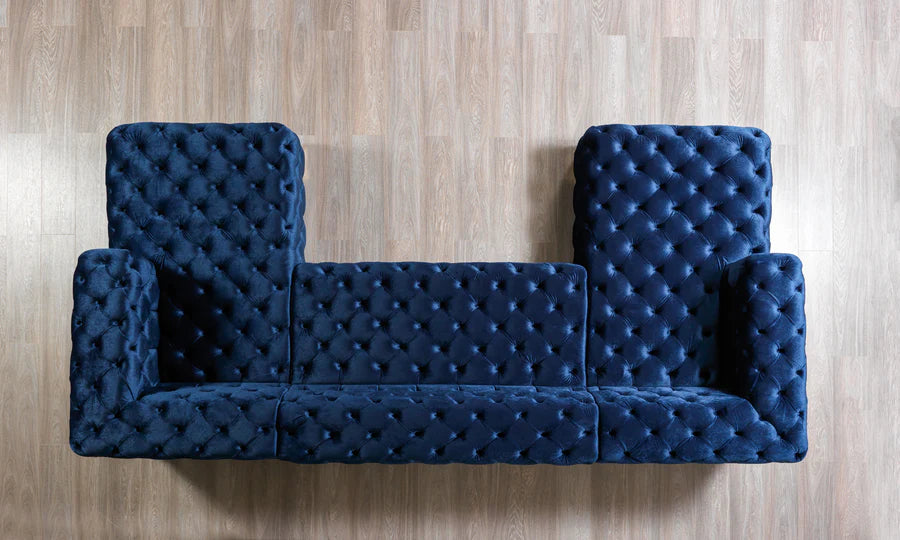 Sofá seccional doble chaise Neva Velvet