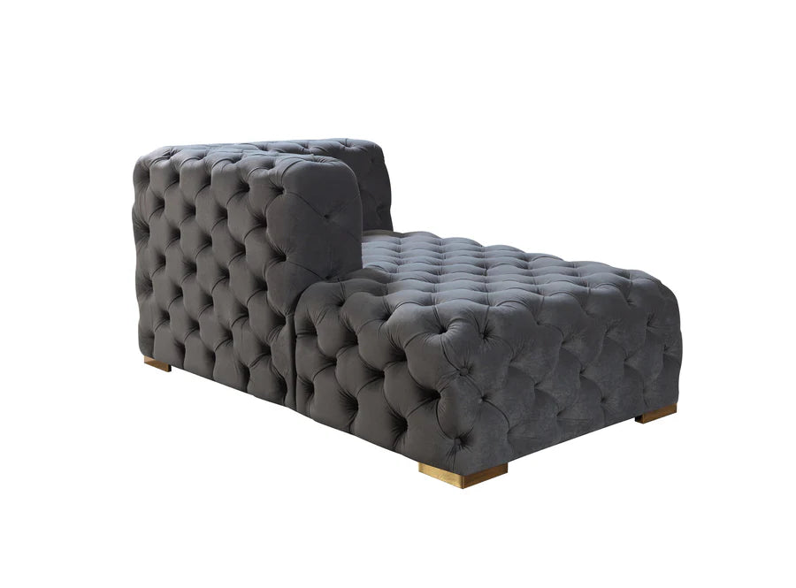 Sofá seccional doble chaise Neva Velvet
