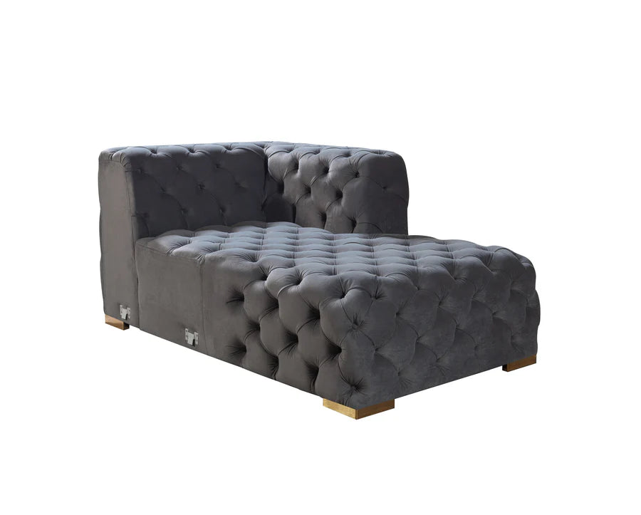 Sofá seccional doble chaise Neva Velvet