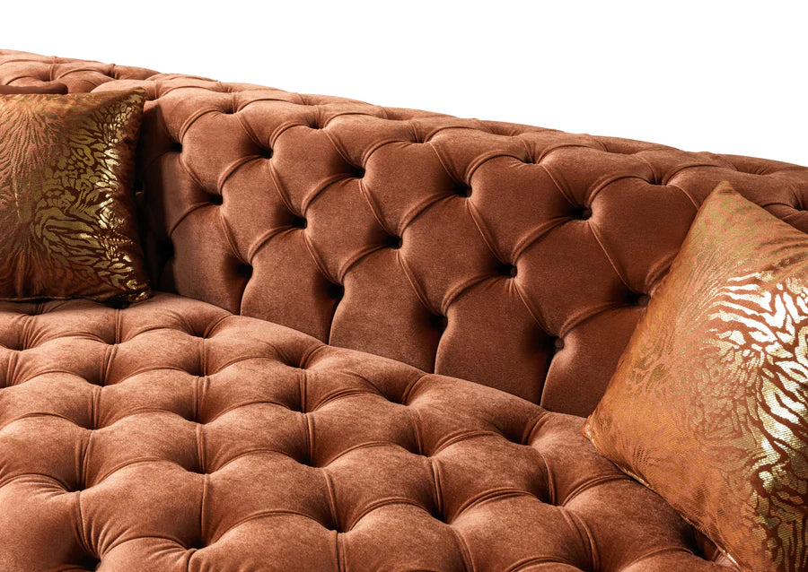 Sofá seccional doble chaise Neva Velvet