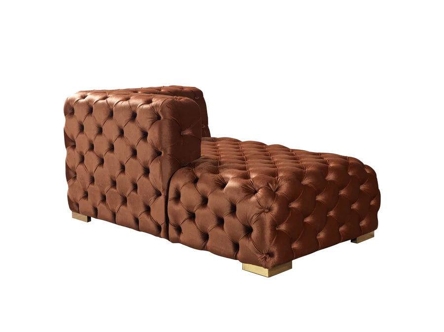 Sofá seccional doble chaise Neva Velvet