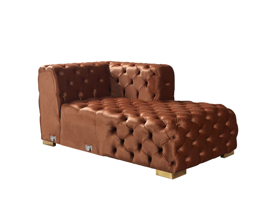 Sofá seccional doble chaise Neva Velvet