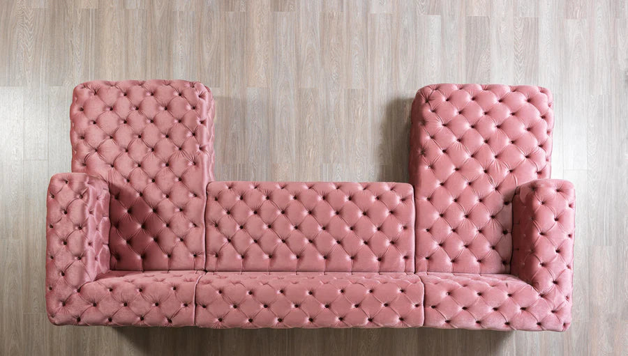 Sofá seccional doble chaise Neva Velvet