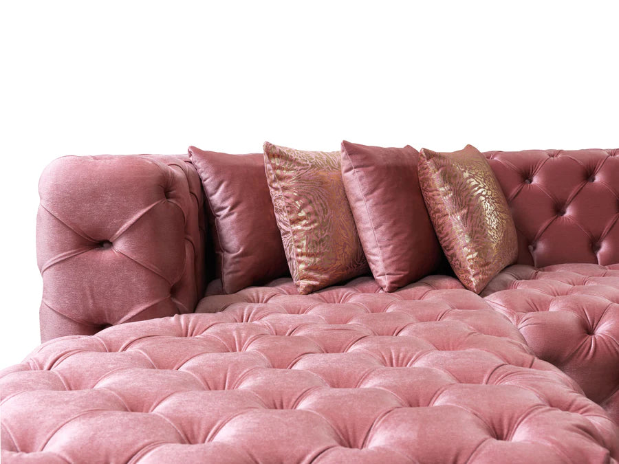 Sofá seccional doble chaise Neva Velvet