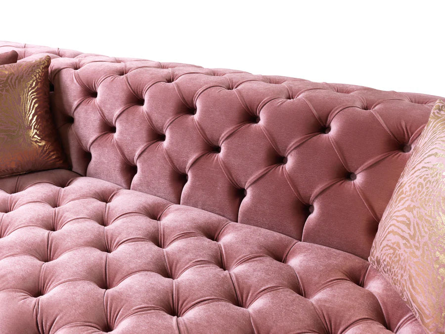 Sofá seccional doble chaise Neva Velvet