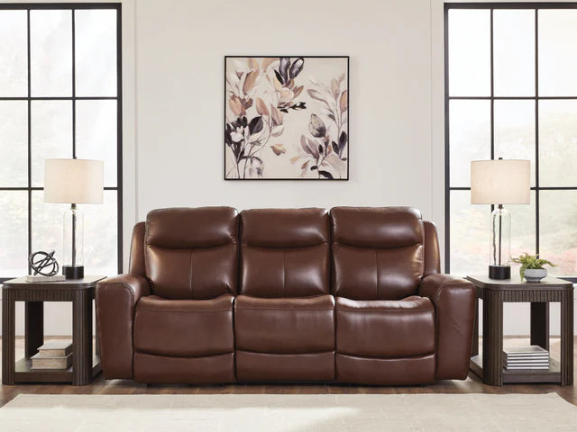 Next Move Mahogany Power Reclining Sofa
