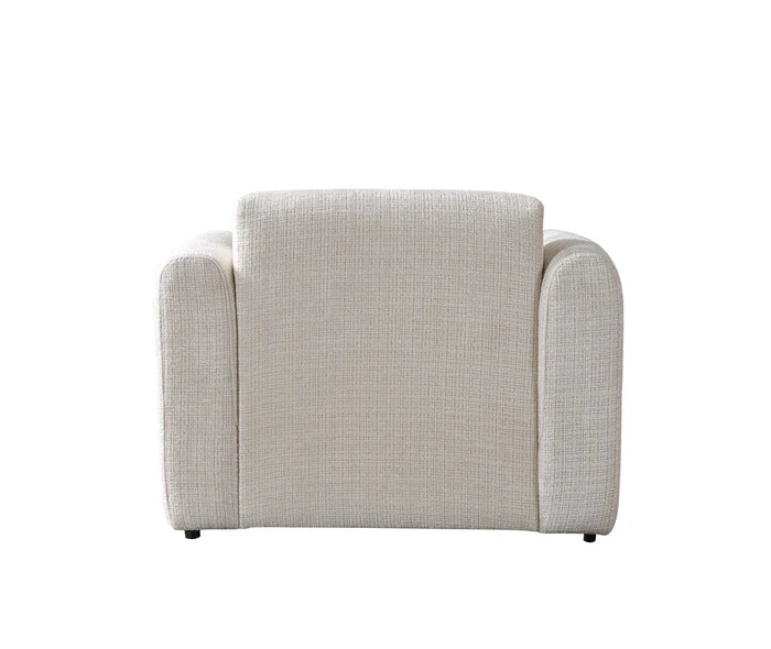 Yulia Bouclé Accent Chair, Coffee or Ivory