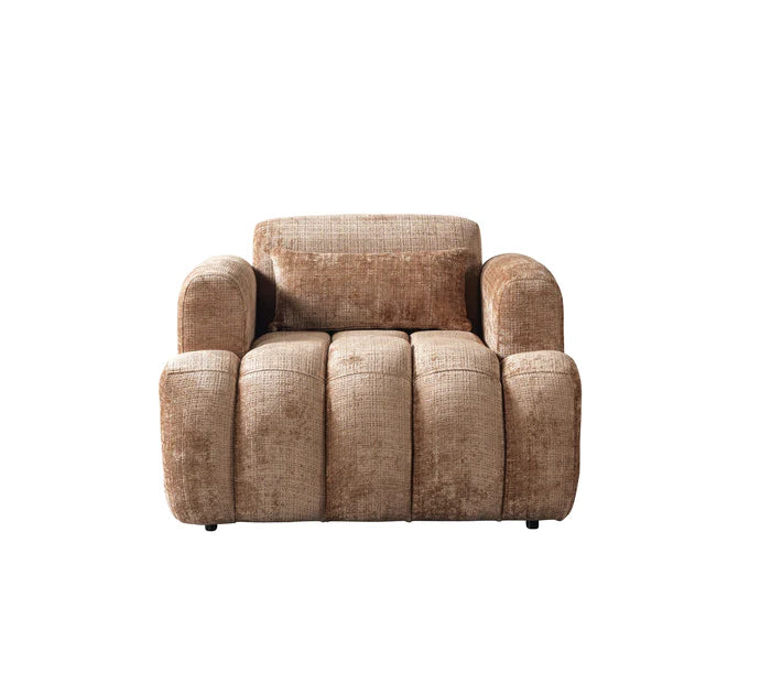 Yulia Bouclé Accent Chair, Coffee or Ivory