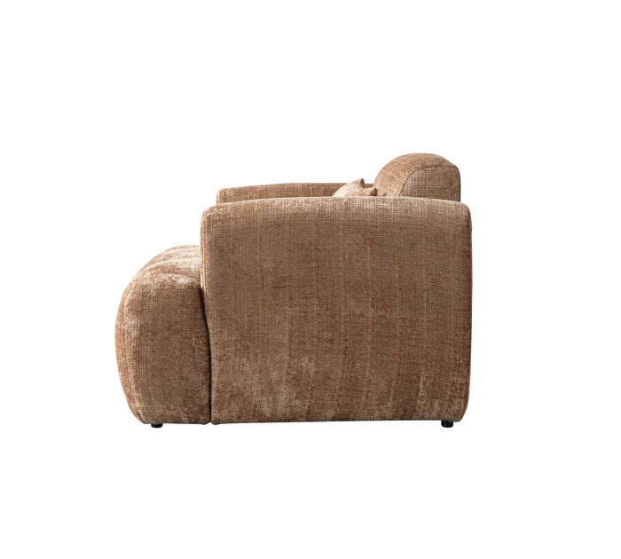 Yulia Bouclé Accent Chair, Coffee or Ivory