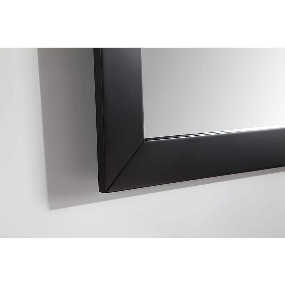 Genoa 60 in. Espresso Single Sink Vanity with Phoenix Stone Top and Mirror