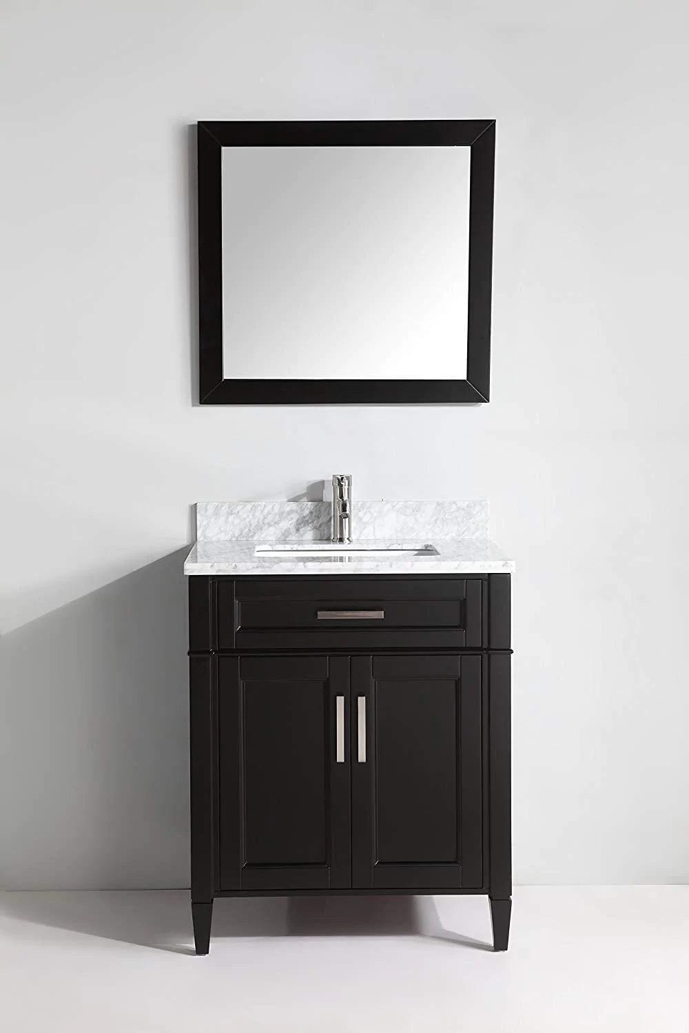Ocean Royal 30 in. Espresso Single Sink Vanity Set with Mirror
