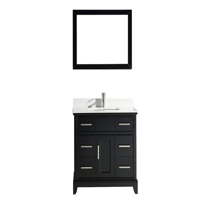 36 in. Single Sink Bathroom Vanity Set in Espresso - Decohub Home