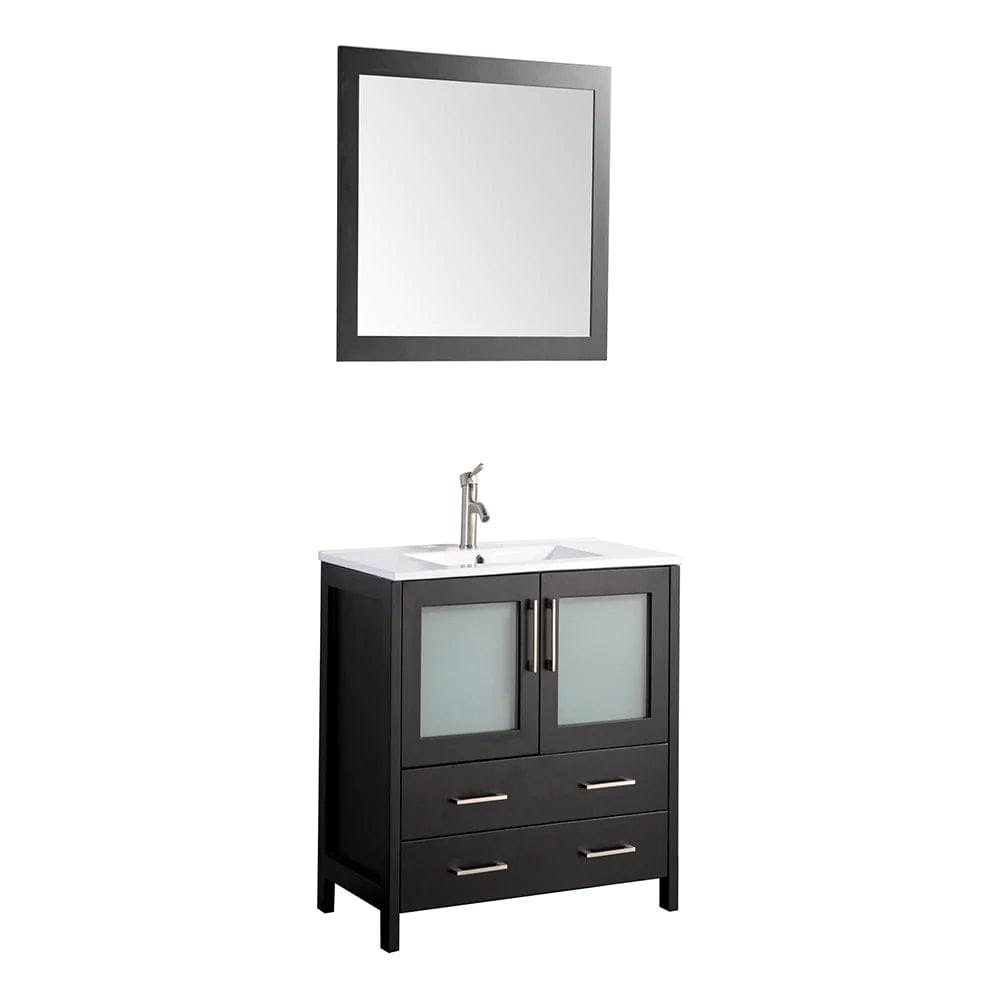 Ocean Royal 36 in. Espresso Vanity Set with Mirror