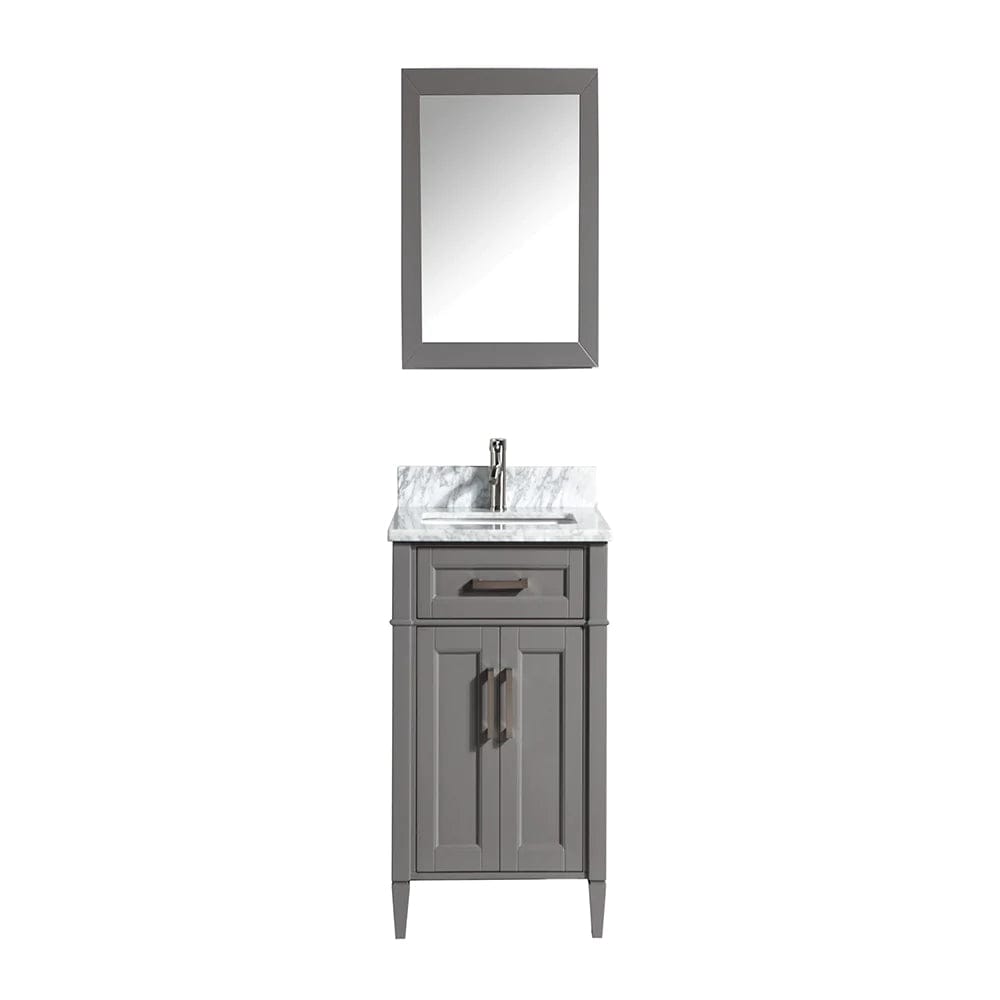 Ocean Royal 30 in. Gray Single Sink Vanity Set with Mirror