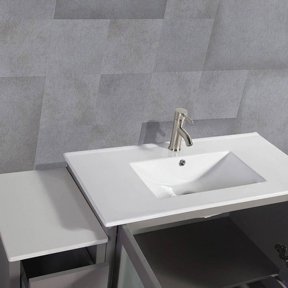Ocean Royal 48 in. Gray Single Vanity Set with Mirror