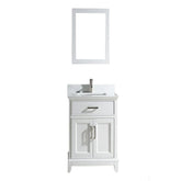 30 in. Single Sink Bathroom Vanity Set in White - Decohub Home