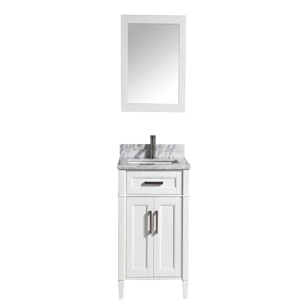 Ocean Royal 30 in. White Single Sink Vanity Set with Mirror